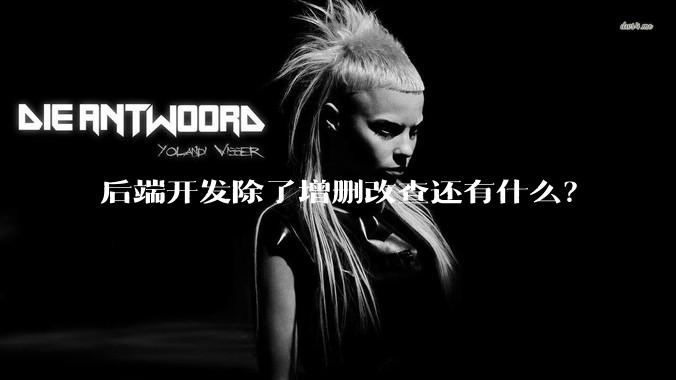 后端开发除了增删改查还有什么？