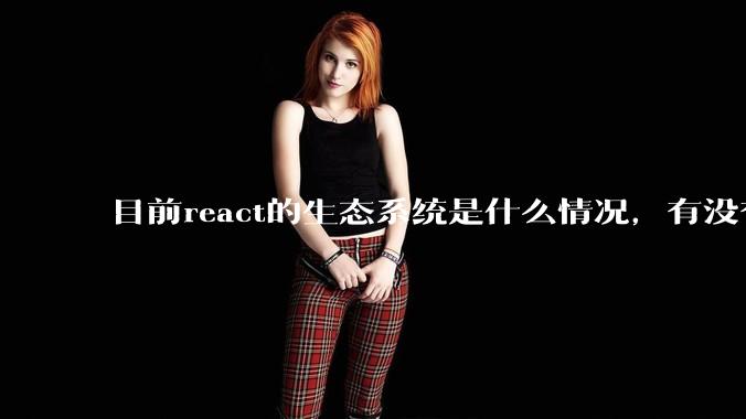 目前react的生态系统是什么情况，有没有比较公认的成熟的开发技术栈？