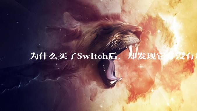 为什么买了Switch后，却发现它并没有那么好玩？